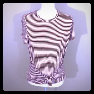 ❤️Ten sixty Sherman girls XL striped boat crew